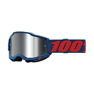 100% Motocross Goggle Accuri 2 Odeon - Mirror Silver Flash
