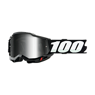 100% Motocross Goggle Accuri 2 SP22 Black - Mirror Silver