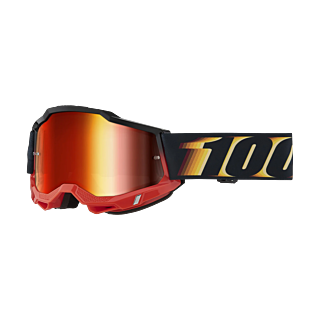 100% Motocross Goggle Accuri 2 Stamino 2 - Mirror Red