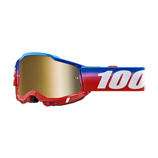 100% Motocross Goggle Accuri 2 Unity - Mirror True Gold