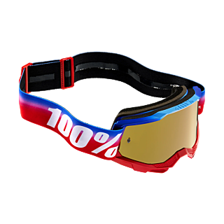 100% Motocross Goggle Accuri 2 Unity - Mirror True Gold
