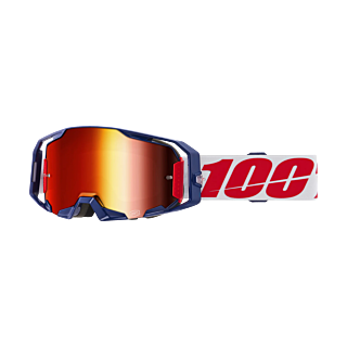 100% Motocross Goggle ARmatic Mach Z - Mirror Red