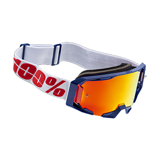 100% Motocross Goggle ARmatic Mach Z - Mirror Red