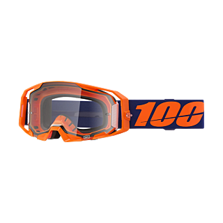 100% Motocross Goggle ARmatic Neon Orange - Clear