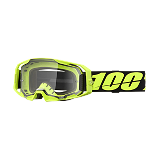 100% Motocross Goggle ARmatic Neon Yellow - Clear