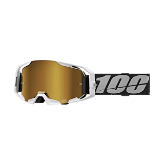 100% Motocross Goggle ARmatic RapidRacer - Mirror True Gold