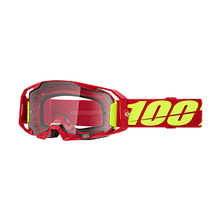 100% Motocross Goggle ARmatic Red - Clear