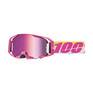 100% Motocross Goggle ARmatic Sellars - Mirror Pink