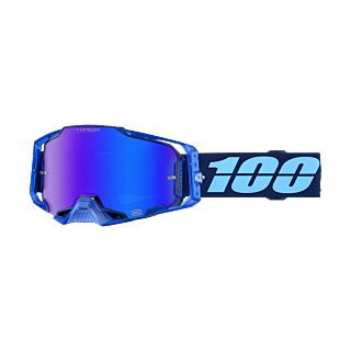100% Motocross Goggle Armega Coupe - HiPER Mirror Blue