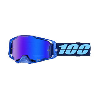 100% Motocross Goggle Armega Coupe - HiPER Mirror Blue