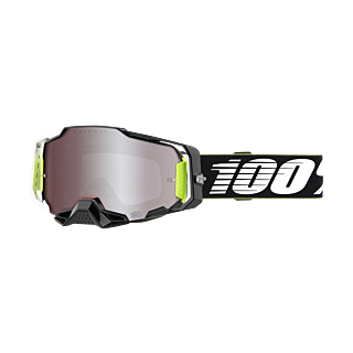 100% Motocross Goggle Armega RACR - HiPER Mirror Silver