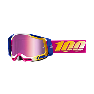 100% Motocross Goggle Racecraft 2 Mission - Mirror Pink