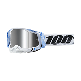 100% Motocross Goggle Racecraft 2 Mixos - Mirror Silver Flash