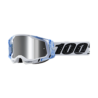 100% Motocross Goggle Racecraft 2 Mixos - Mirror Silver Flash