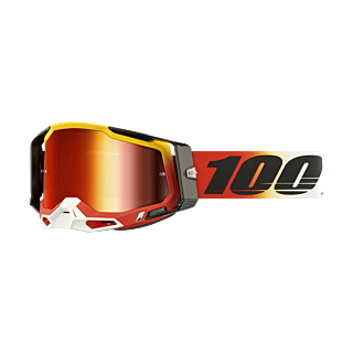 100% Motocross Goggle Racecraft 2 Ogusto - Mirror Red