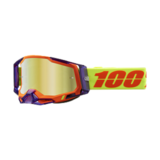 100% Motocross Goggle Racecraft 2 Panam - Mirror Gold