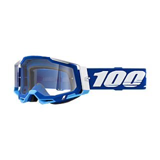 100% Motocross Goggle Racecraft 2 SP22 Blue - Clear
