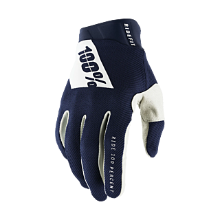 100% Motocross Gloves Ridefit - Navy