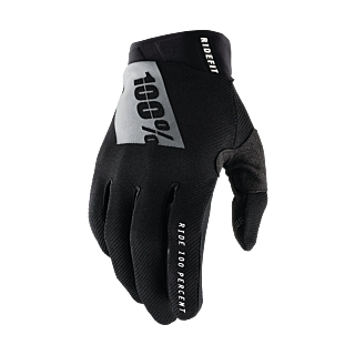 100% Motocross Gloves Ridefit - Black