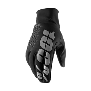 100% Motocross Gloves Winter Hydromatic Brisker - Black