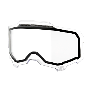 100% Lens ARMEGA / ARMATIC - Injected Dual Vented Clear