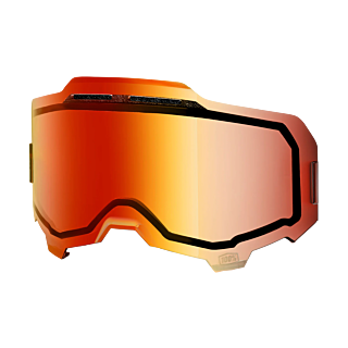 100% Lens ARMEGA / ARMATIC - Injected Dual Vented Mirror Red