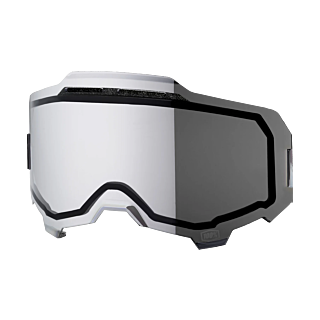 100% Lens ARMEGA / ARMATIC - Injected Dual Vented Mirror Silver Flash