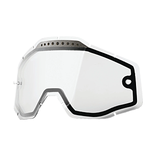 100% Lens RC1/AC1/ST1 - Dual Vented Clear