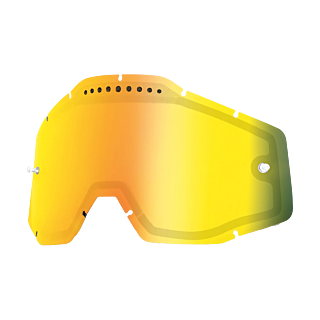 100% Lens RC1/AC1/ST1 - Dual Vented Mirror Gold