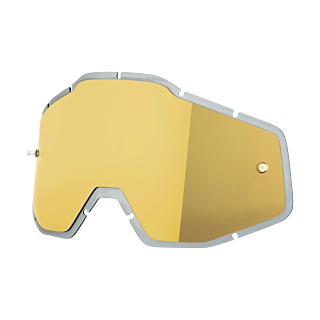 100% Lens RC1/AC1/ST1 - Injected Mirror Gold / Smoke
