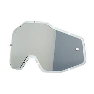 100% Lens RC1/AC1/ST1 - Injected Mirror Silver Flash / Smoke