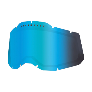 100% Lens RC2/AC2/ST2 - Dual Vented Mirror Blue