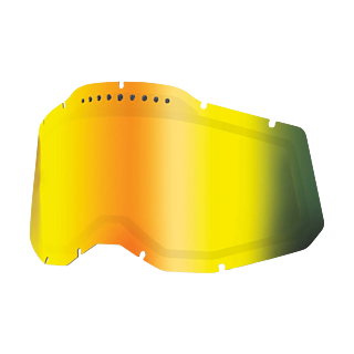 100% Lens RC2/AC2/ST2 - Dual Vented Mirror Gold