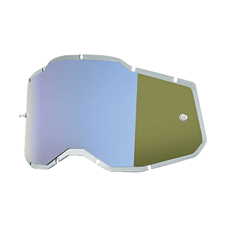 100% Lens RC2/AC2/ST2 - Injected Mirror Blue