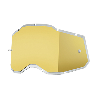 100% Lens RC2/AC2/ST2 - Injected Mirror Gold