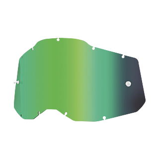 100% Lens RC2/AC2/ST2 - Standard Mirror Green