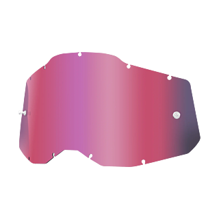 100% Lens RC2/AC2/ST2 - Standard Mirror Pink