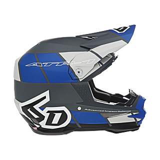 6D Motocross Helmet ATR-1 Shear - Blue / Grey / Black