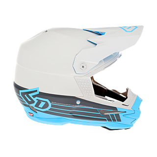 6D Motocross Helmet ATR-1 Split - Cyan