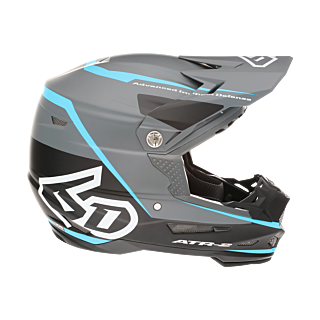 6D Motocross Helmet ATR-2 Alpha - Cyan
