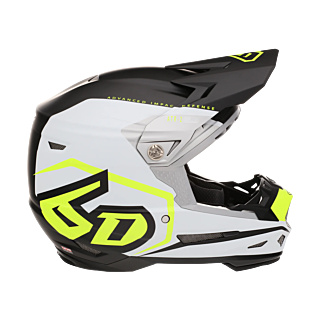 6D Motocross Helmet ATR-2 Delta - Neon Yellow