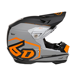 6D Motocross Helmet ATR-2 Delta - Neon Orange