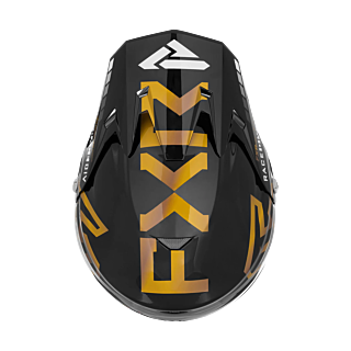 6D Motocross Helmet ATR-2 FXR - Black / White / Gold