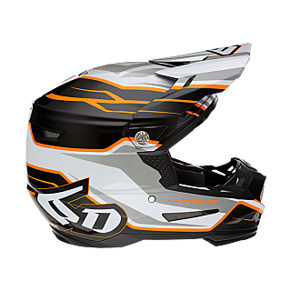 6D Motocross Helmet ATR-2 Phase - White / Orange