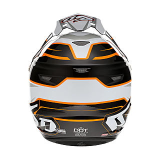 6D Motocross Helmet ATR-2 Phase - White / Orange