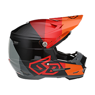 6D Motocross Helmet ATR-2 Range - Red
