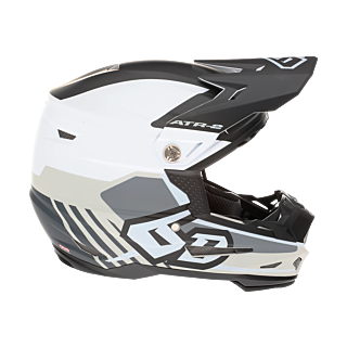 6D Motocross Helmet ATR-2 Target - White