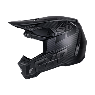 6D Motocross Helmet ATR-3 FIM FXR - Black
