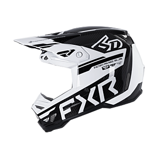 6D Motocross Helmet ATR-3 FXR - White / Black