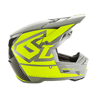 6D Motocross Helmet ATR-3 Hex - Neon Yellow